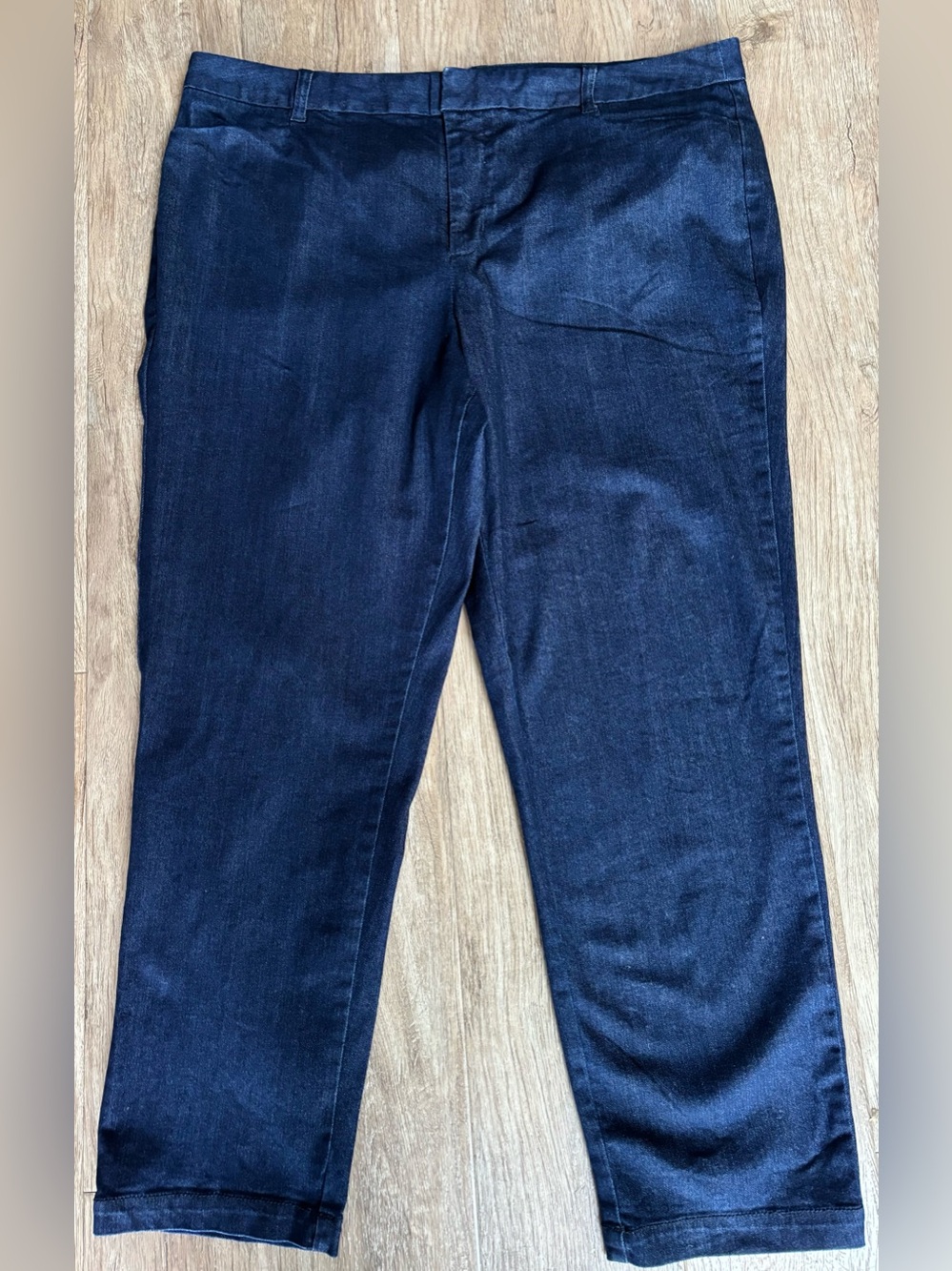 Eloquii Women's Dark Blue Trouser Jeans